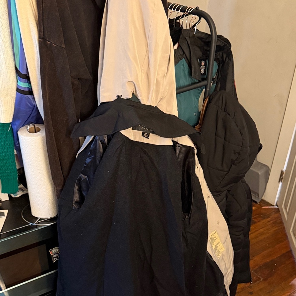 Women's Black and Cream Jacket